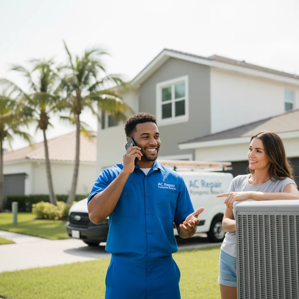 AC Repair Pompano Beach customer support in Herald